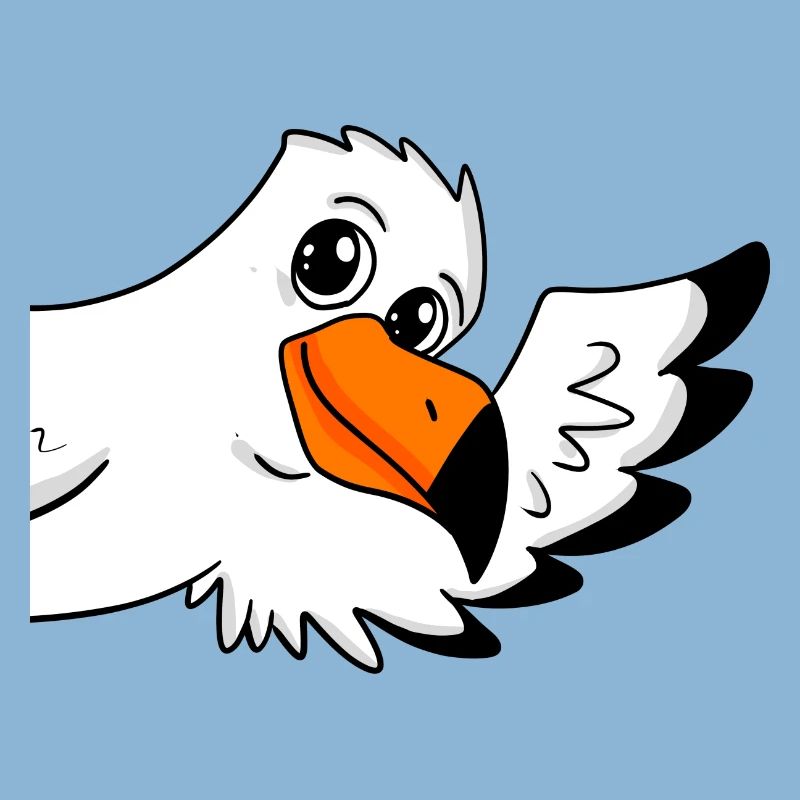 Seagull greeting greeting
