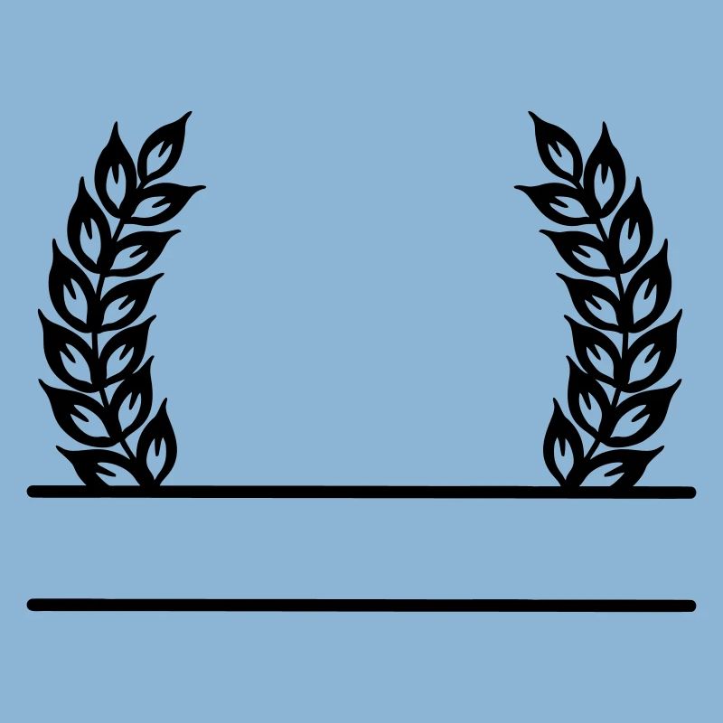 Grain Wreath Name Banner