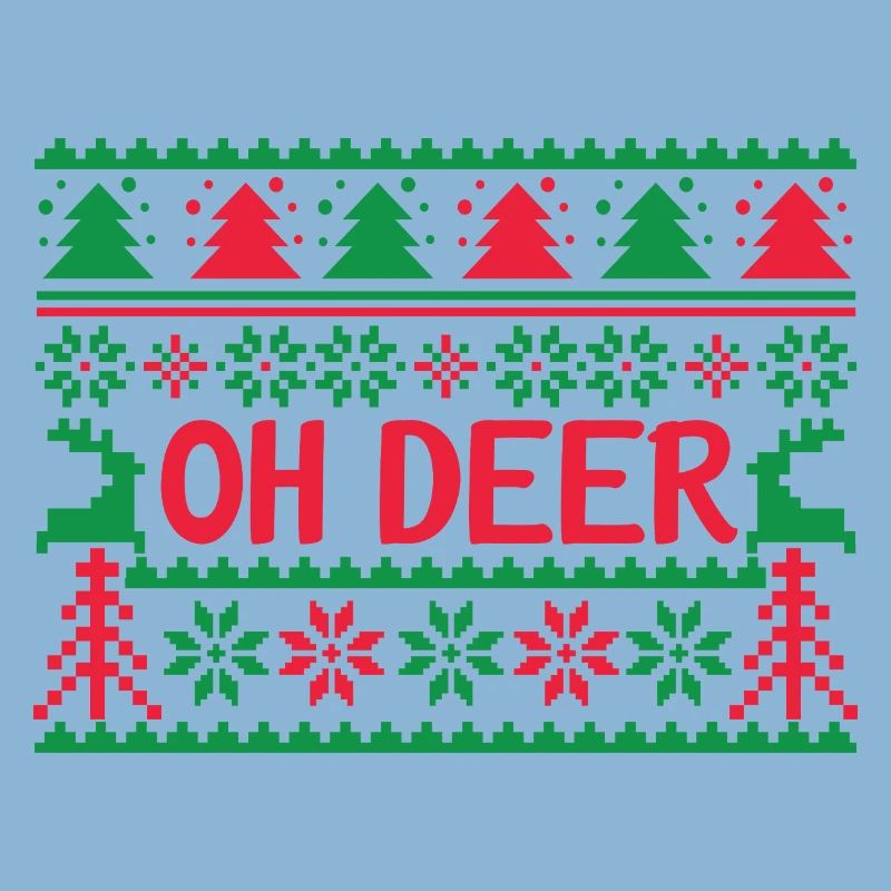 Hässlicher Pullover - Oh Deer