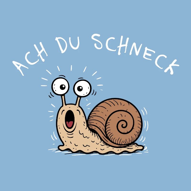 Oh, espèce d’escargot ! Jeu de mots drôle, escargot