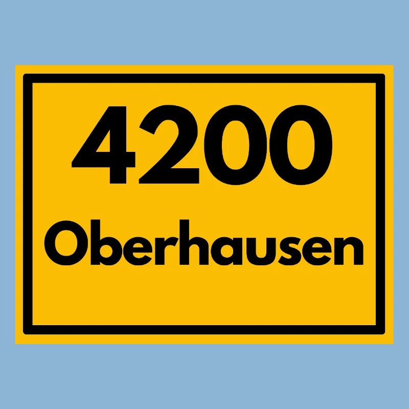 OLD POSTCODE POSTCODE RETRO 4200 OBERHAUSEN RUHR