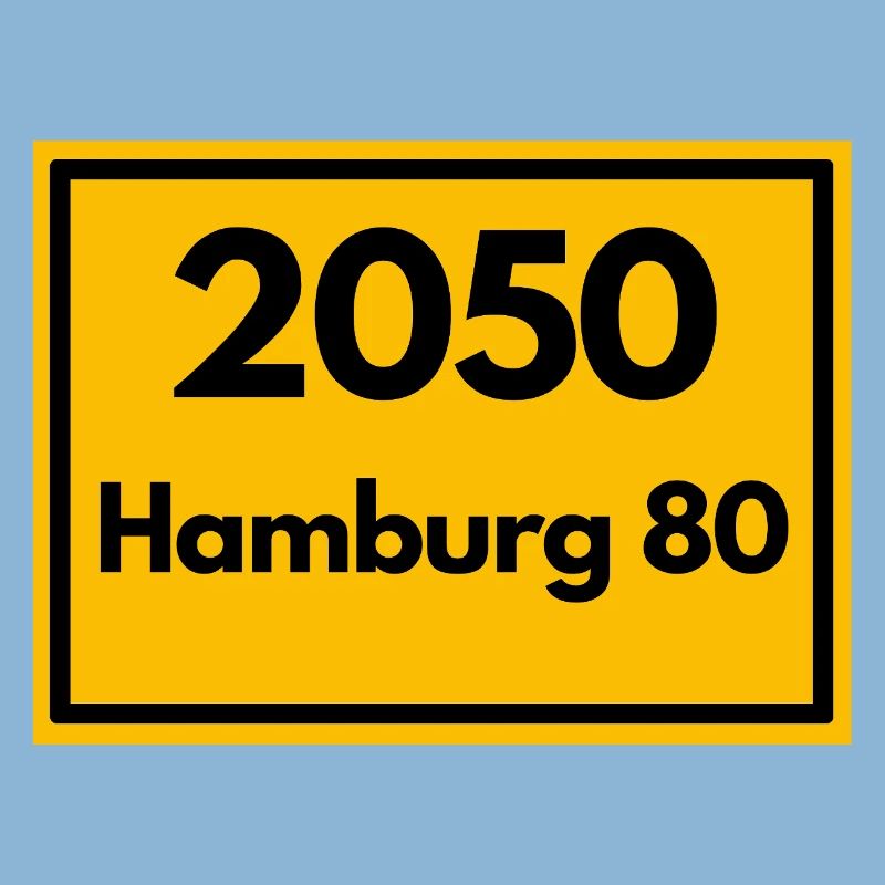 OLD POSTCODE POSTCODE RETRO 2050 HAMBURG 80 - ELBE