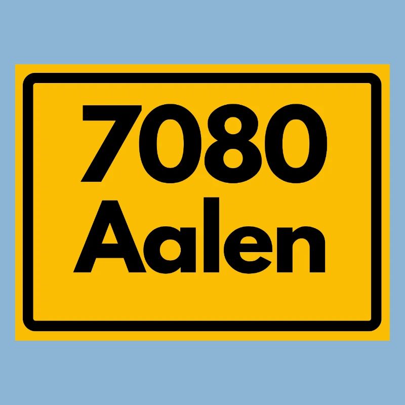 OLD POSTCODE ZIP CODE RETRO 7080 AALEN HEIMATSTOLZ