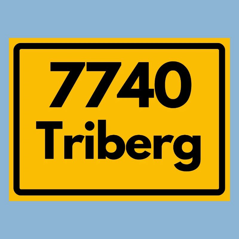OLD POSTCODE ZIP CODE RETRO 7740 TRIBERG HEIMAT