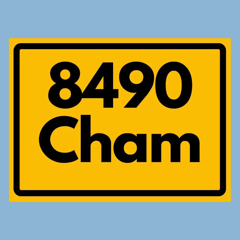 OLD POSTCODE POSTCODE RETRO 8490 CHAM HEIMATSTOLZ