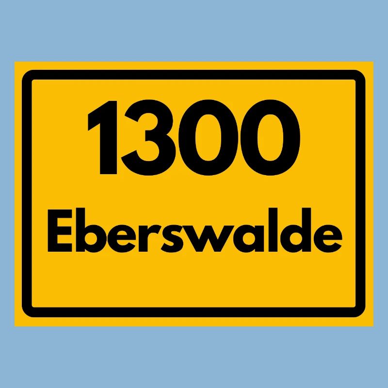 ANCIEN CODE POSTAL RÉTRO 1300 EBERSWALDE HEIMAT