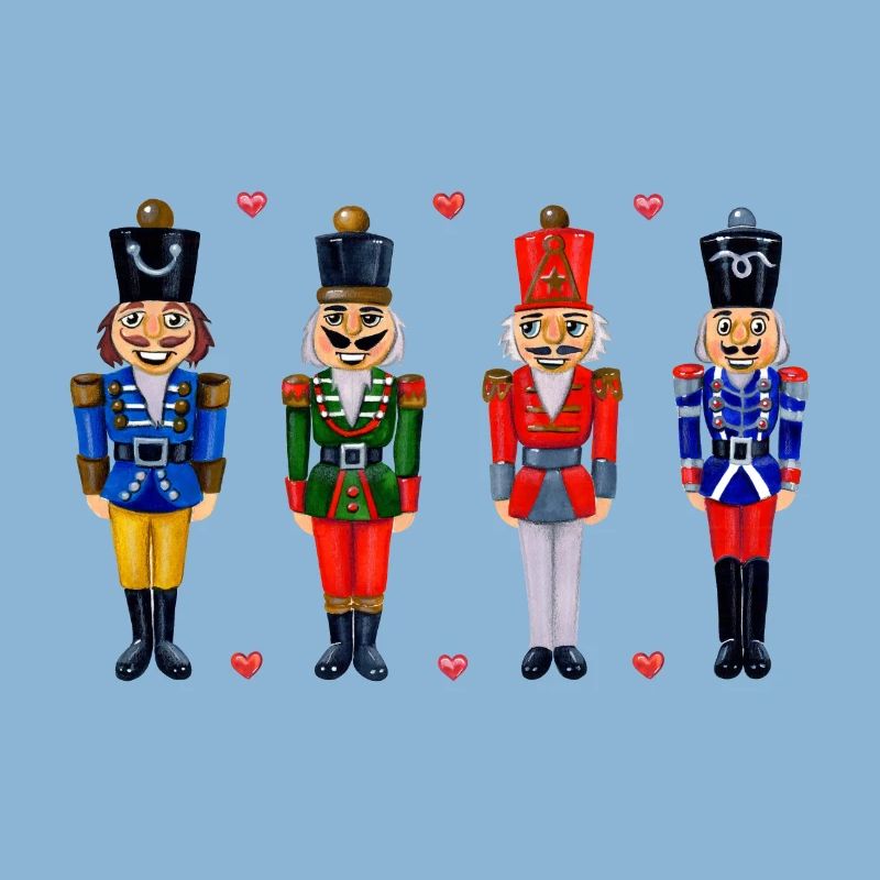 FOUR FUNNY NUTCRACKERS