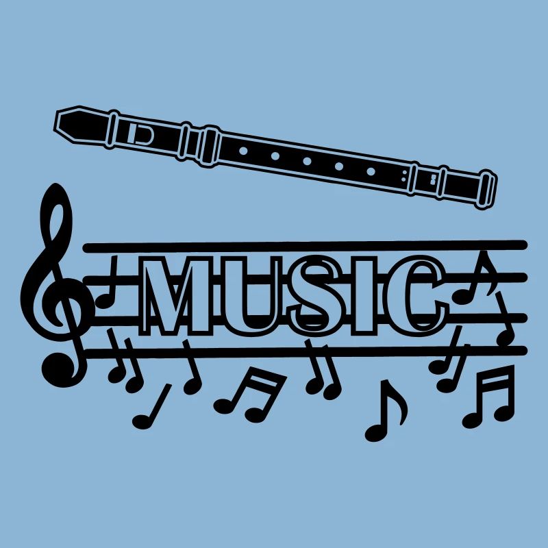 Recorder music logo