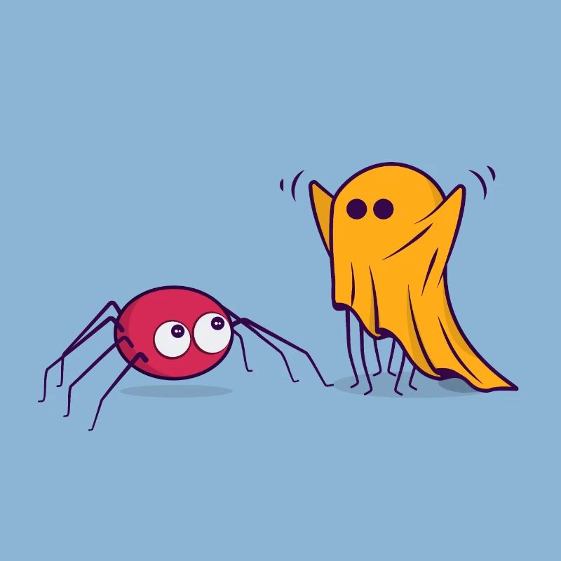 Halloween Spinne Geist Comic Cartoon Comic