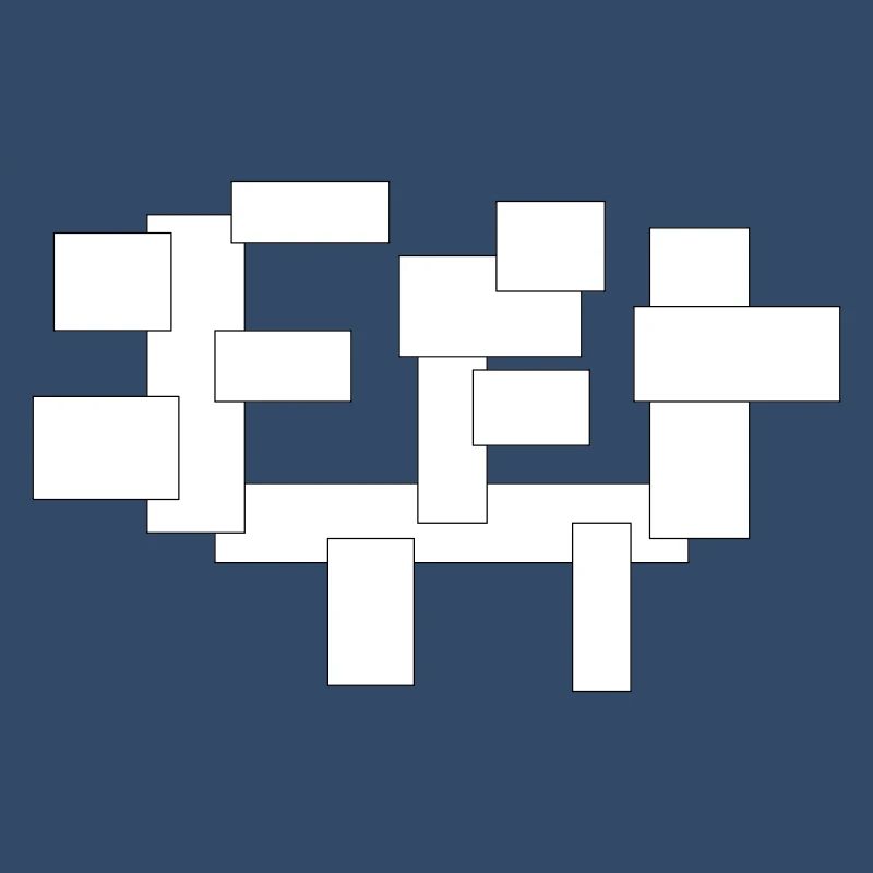 rectangles simplement des carrés en composition