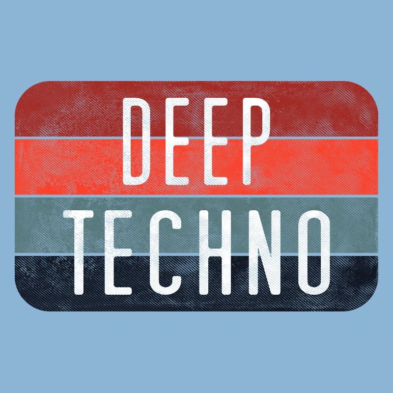 Deep Techno Gradient Stripes