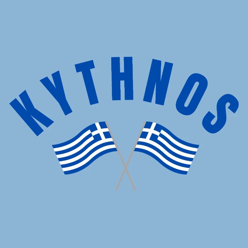 Drapeaux grecs de Kythnos