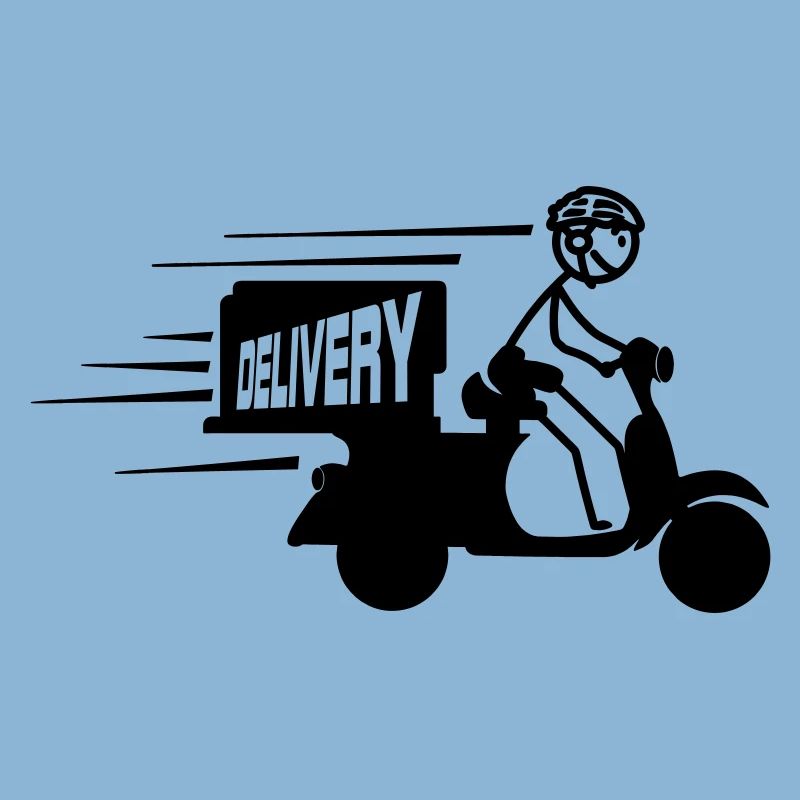 Scooter-Paket oder SMS-Lieferung