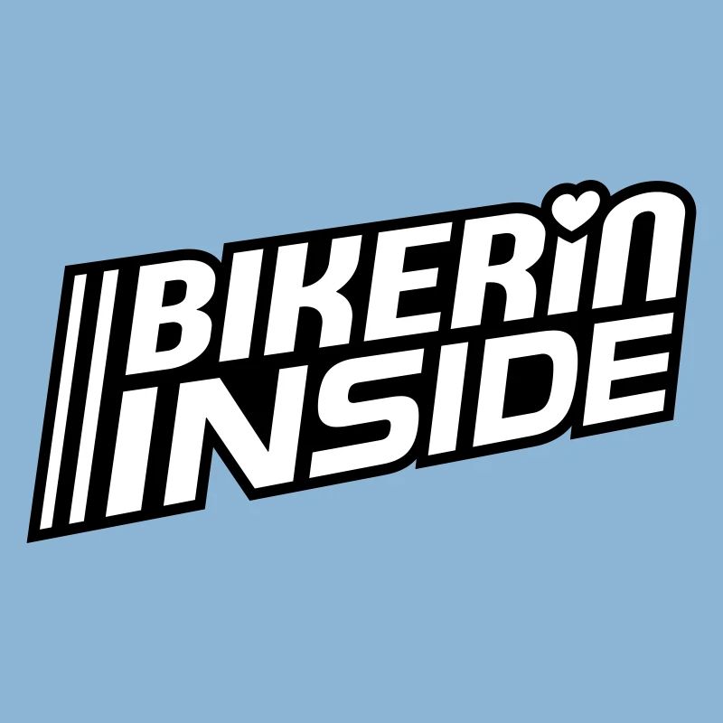 Bikerin inside lettering (colors can be changed)