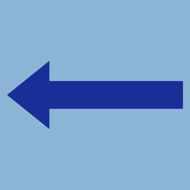 Blue left arrow