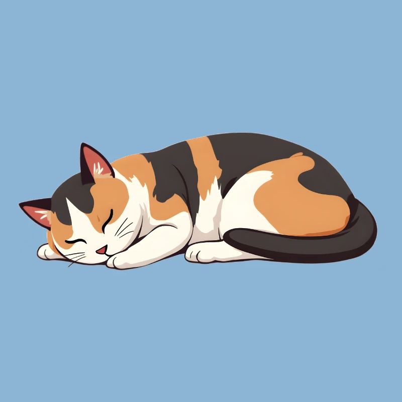 sleeping cat