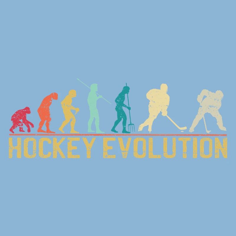 Conception de la silhouette Hockey Evolution