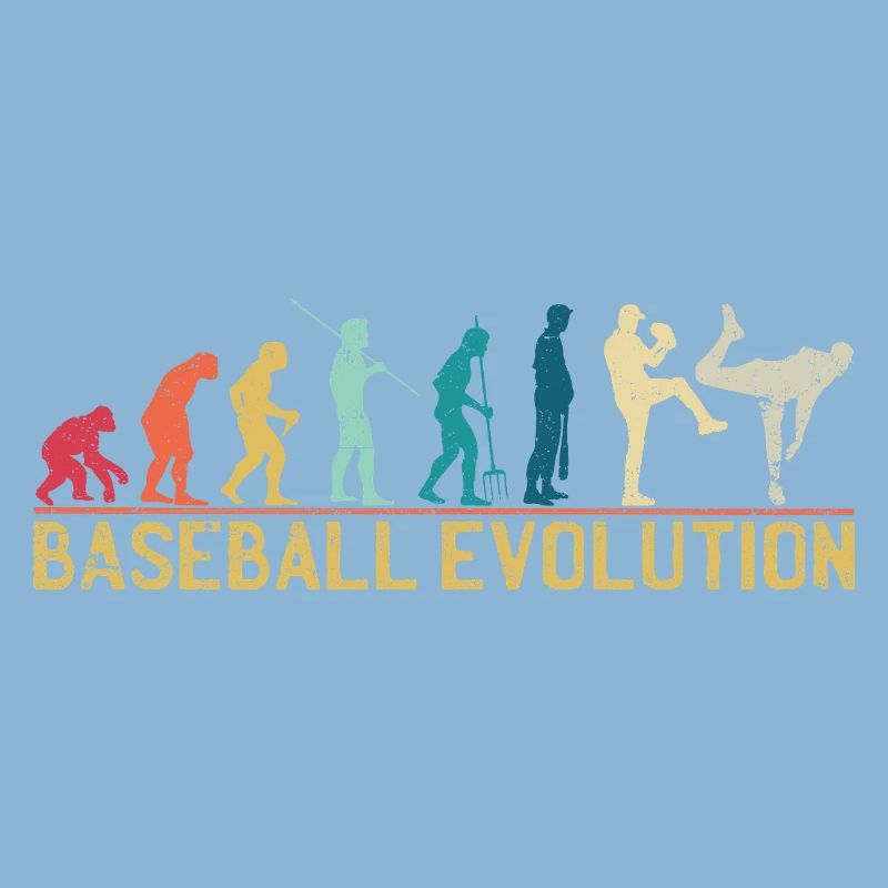 Illustration de l’évolution du baseball