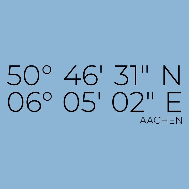coordinates Aachen