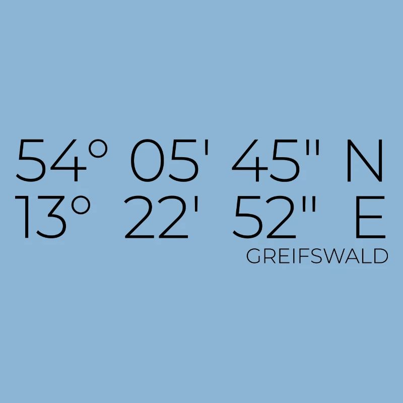 coordinates Greifswald