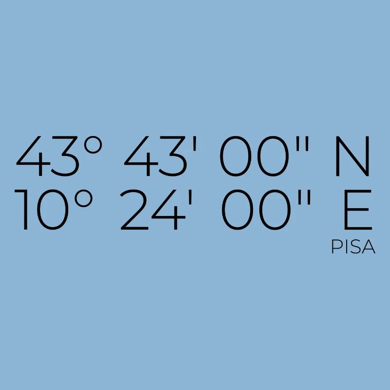 Coordinates: Pisa, Italy
