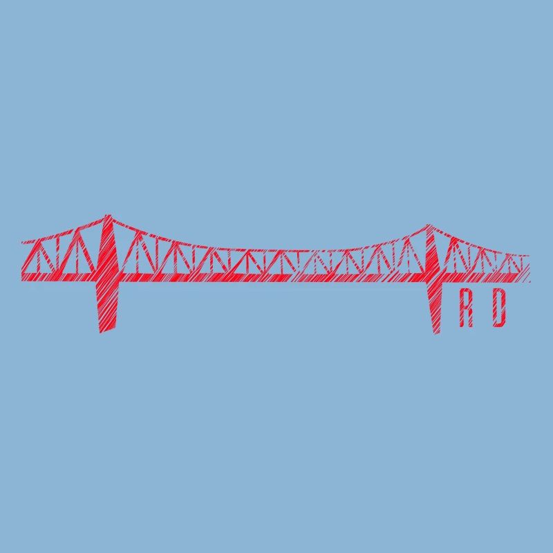 Rendsburg High Bridge Scribble Design – RD Skylin
