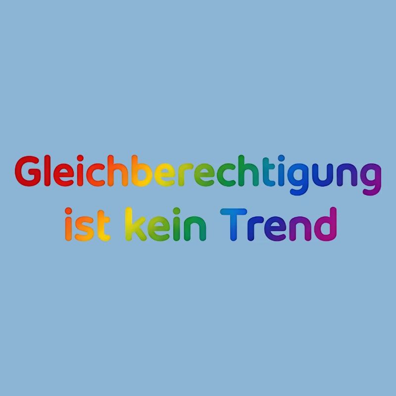 Equality is not a trend rainbow