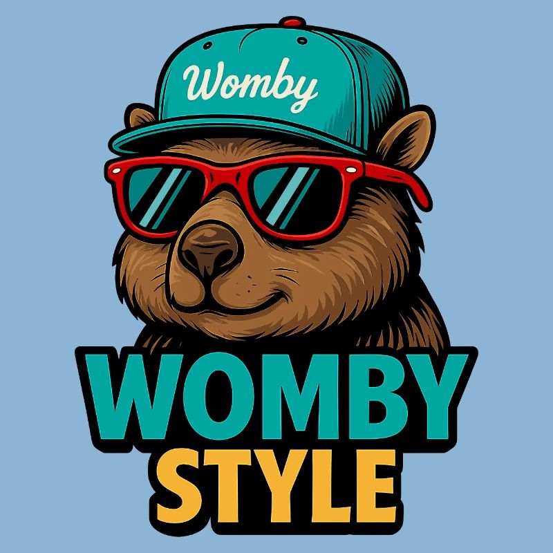 Womby Style Biber mit Sonnenbrillen