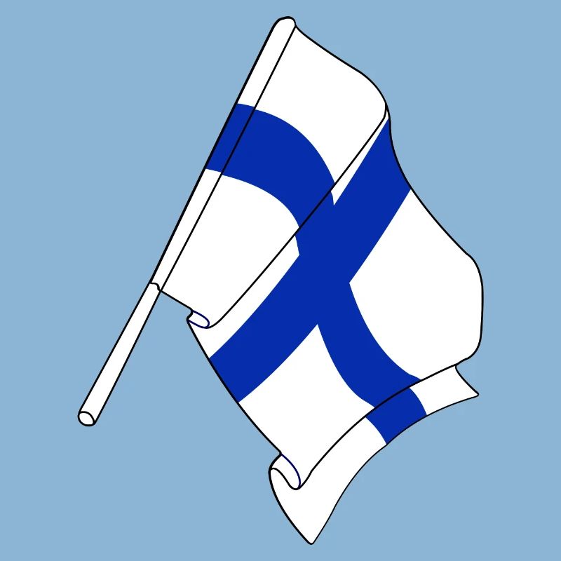 Drapeau de la Finlande