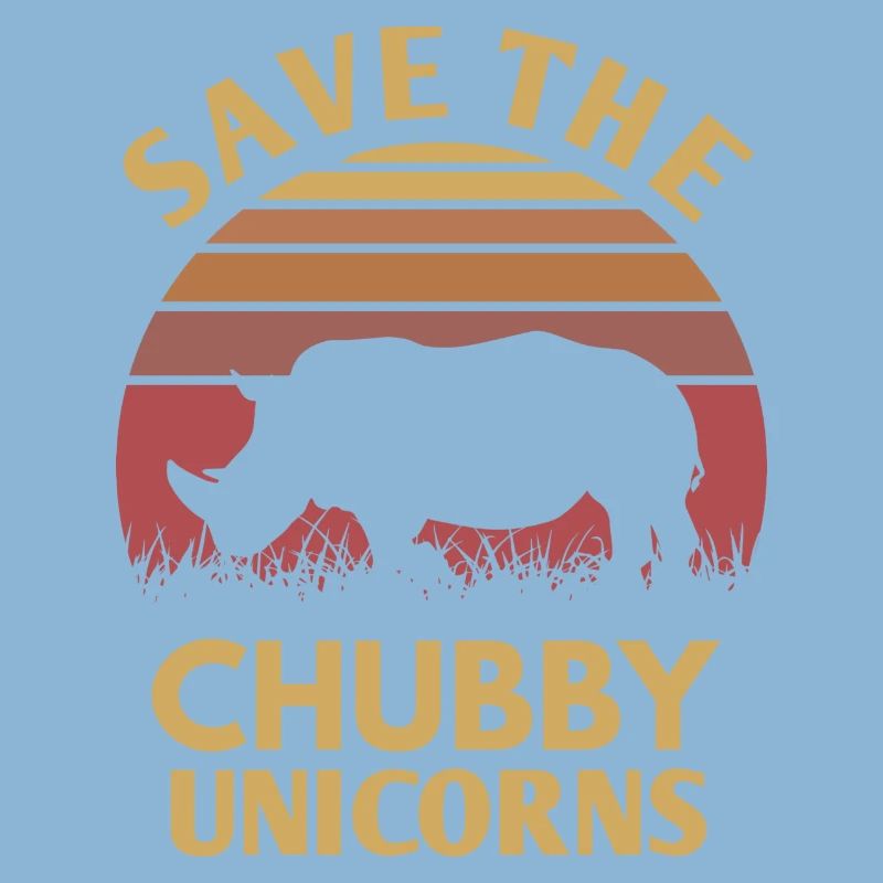 Save the Chubby Unicorns Design