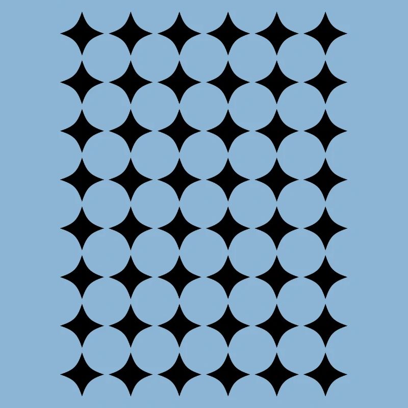 geometric circles pattern grid