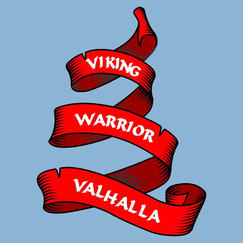 Wikinger Wimpel oder Banner rot