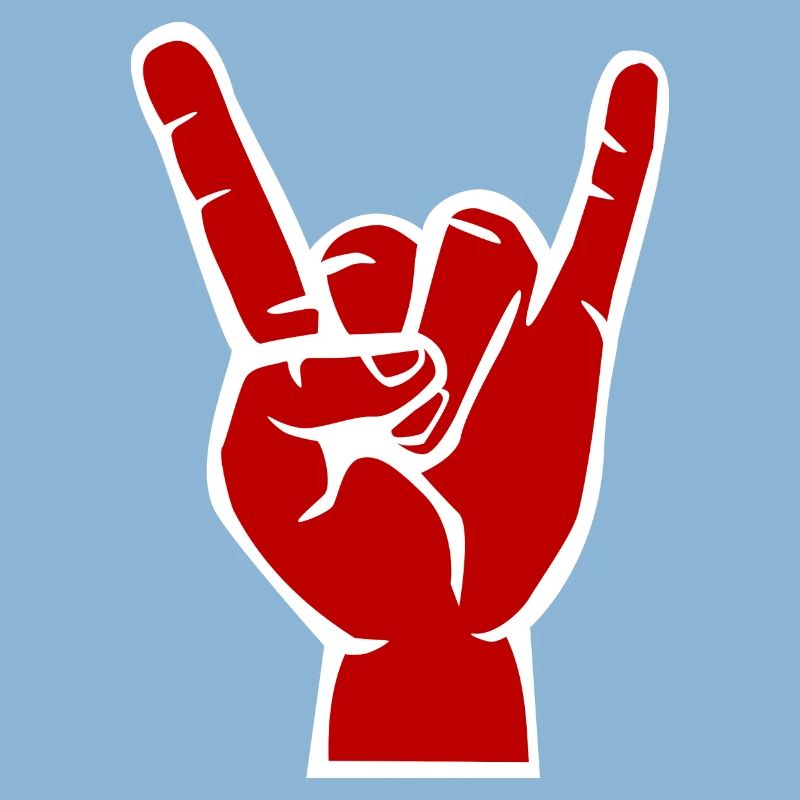 Devil's hand, Devil Rock cool metal symbol