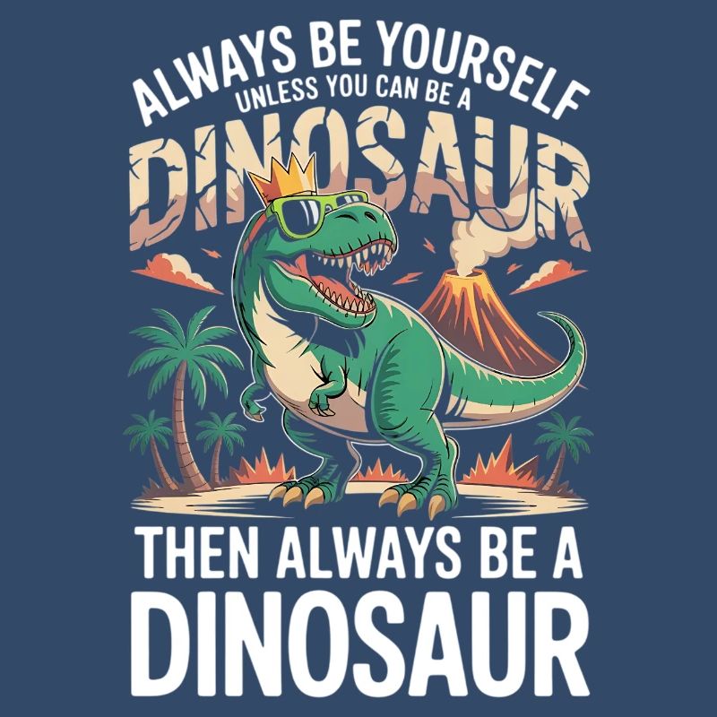 Sei immer du selbst, es sei denn, du kannst ein Dinosaurier sein