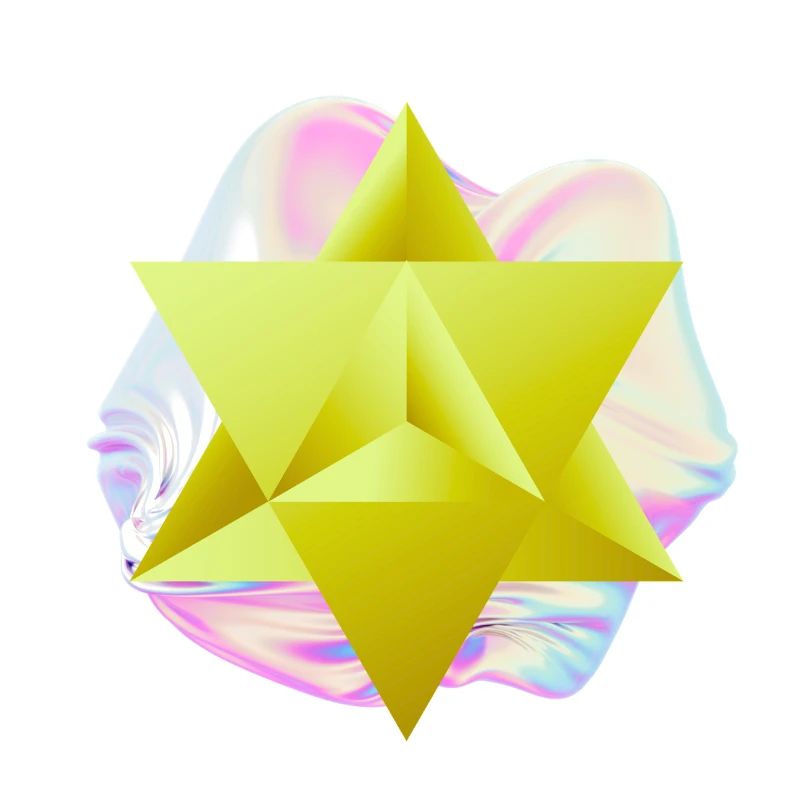 Surrealer Merkaba-Stern