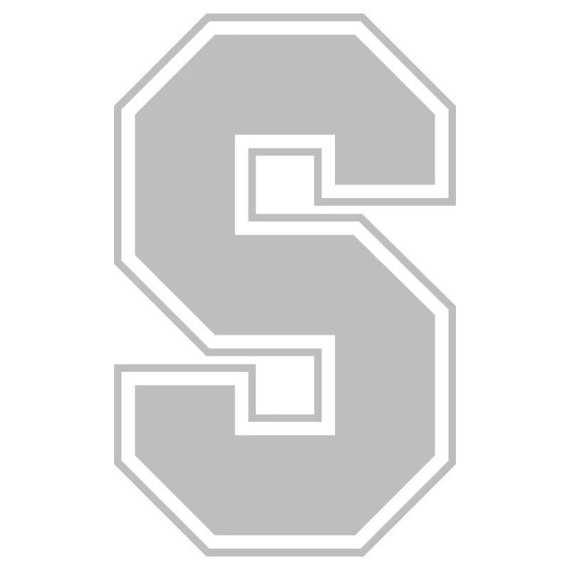 Monogramme Maison du Collège Gris Vert Initiale S
