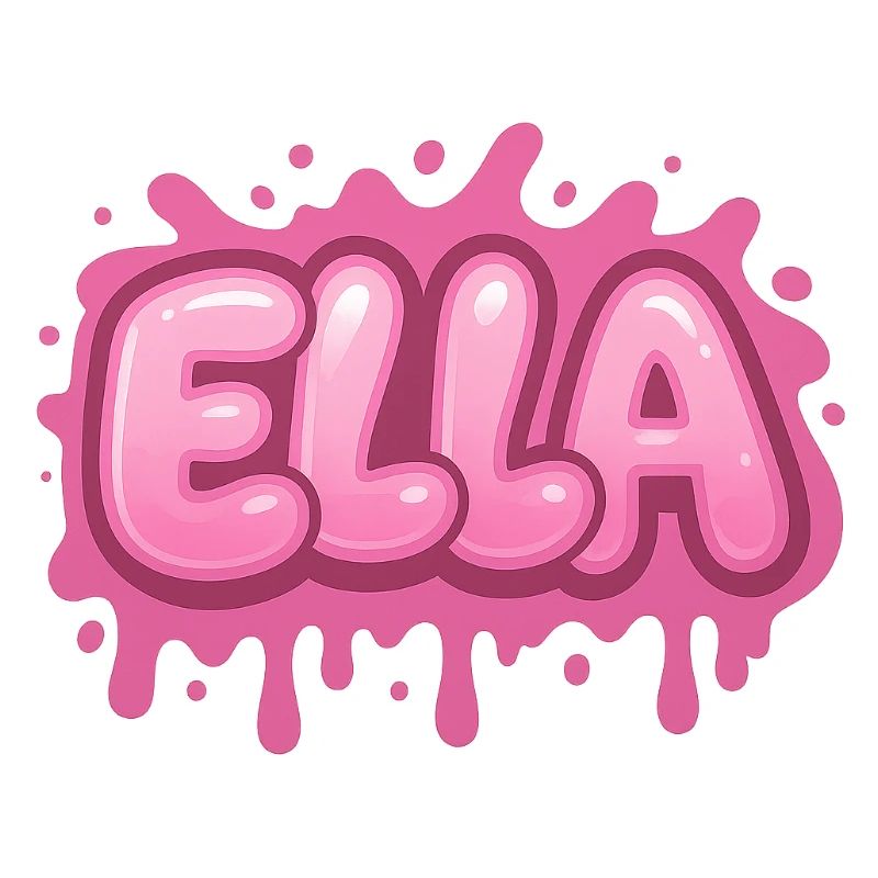 Graffiti ELLA Name Gift Ideal Printable