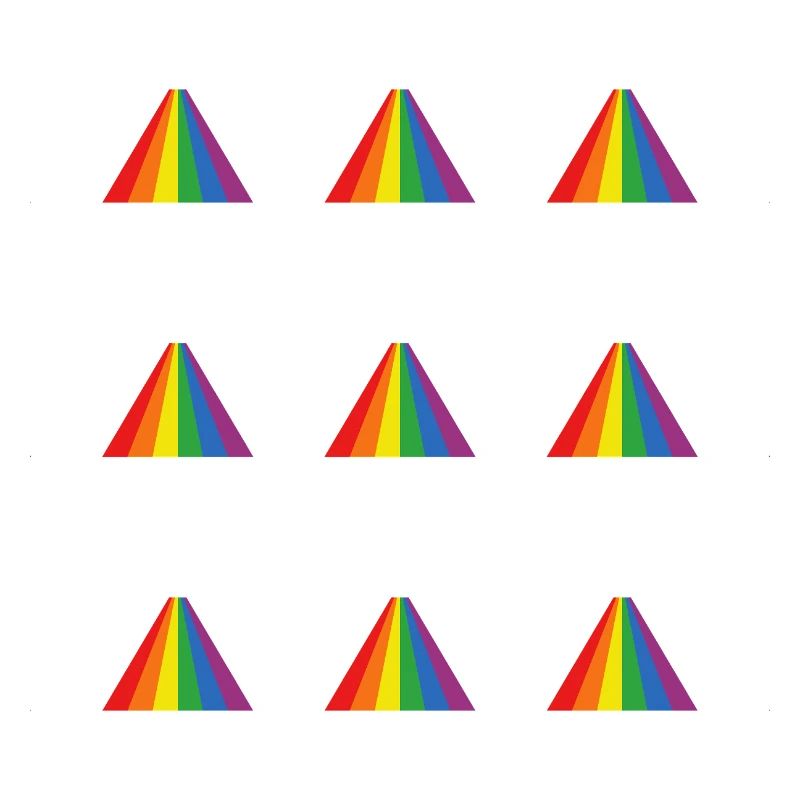 Rainbow Pyramid Pattern