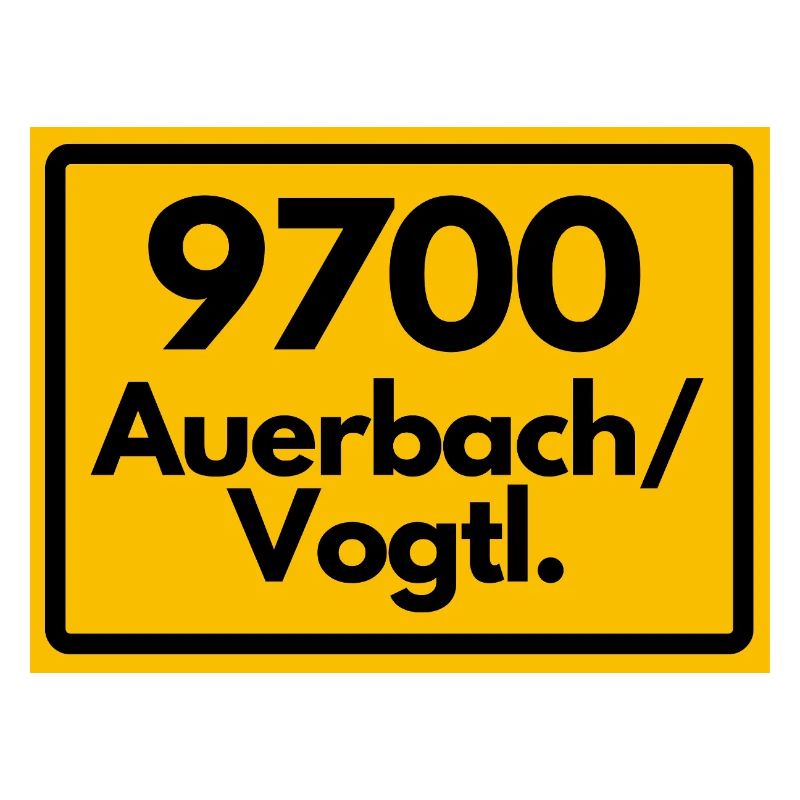 ANCIEN CODE POSTAL 9700 AUERBACH/VOGTL. SAXONY