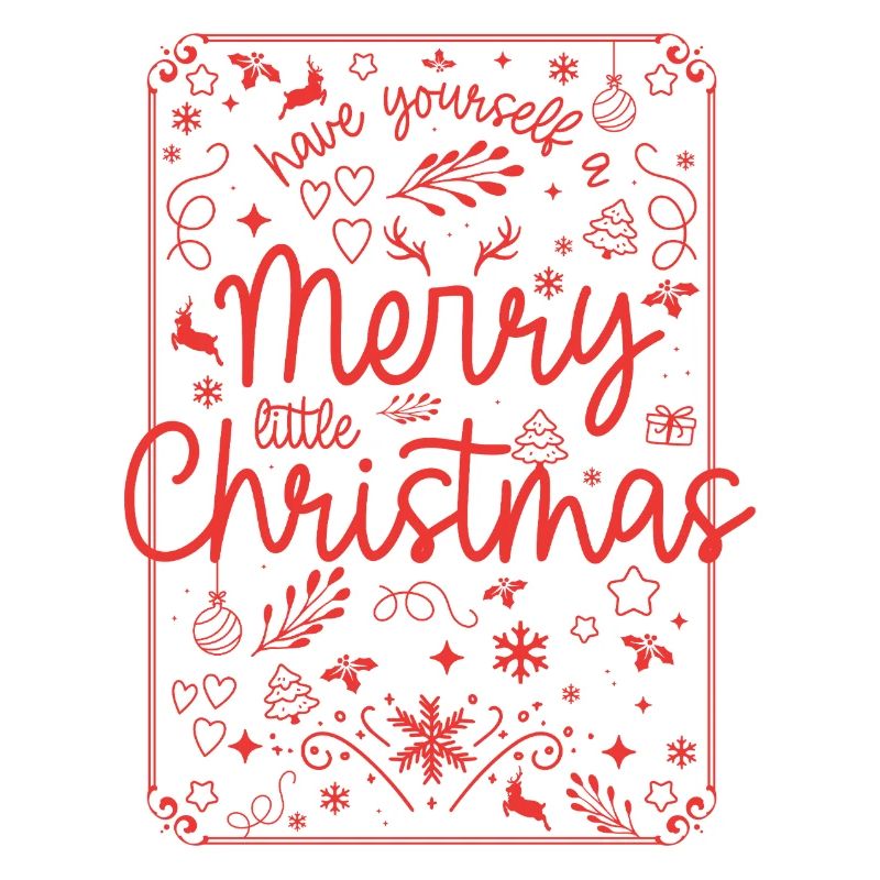 Joyeux Noël Script Rouge