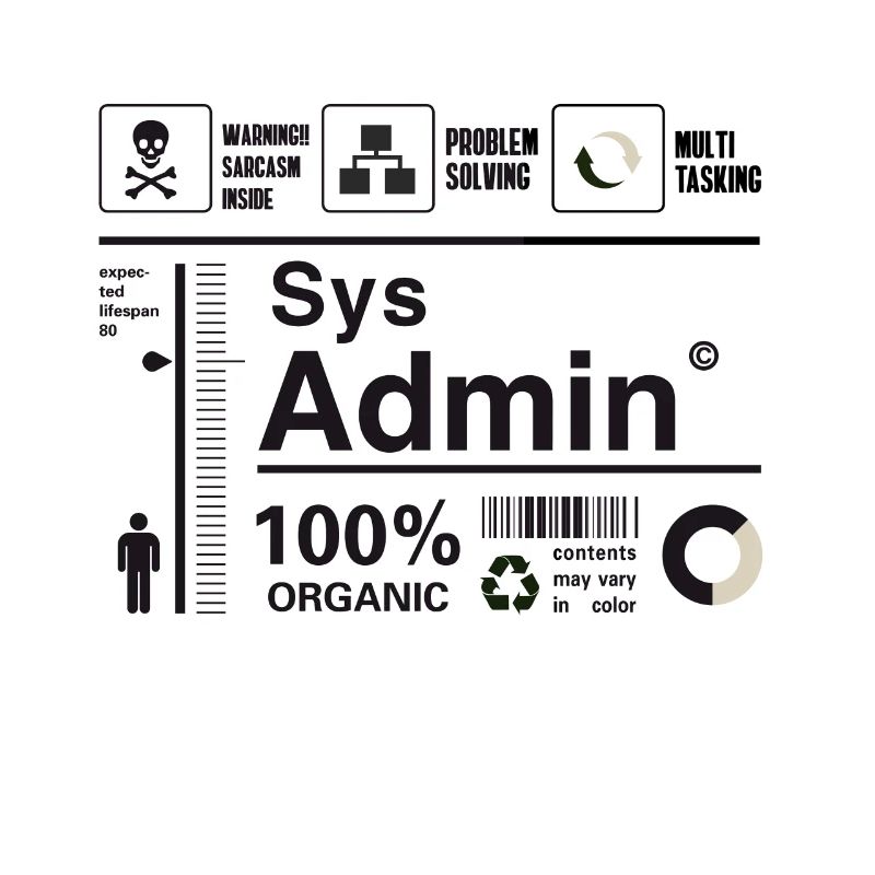 Sys Admin Penguin Computer Nerd pc Board cpu ner