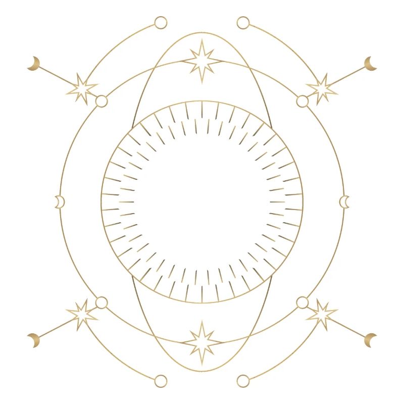 Conception de l’orbite du cercle d’étoile dorée