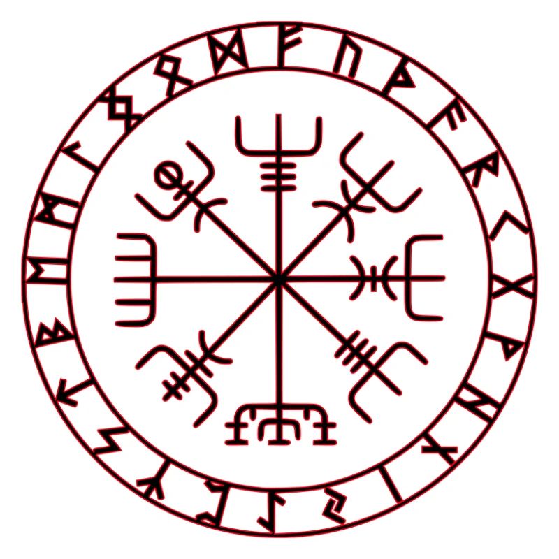 Wikinger Kompass -Vegvisir