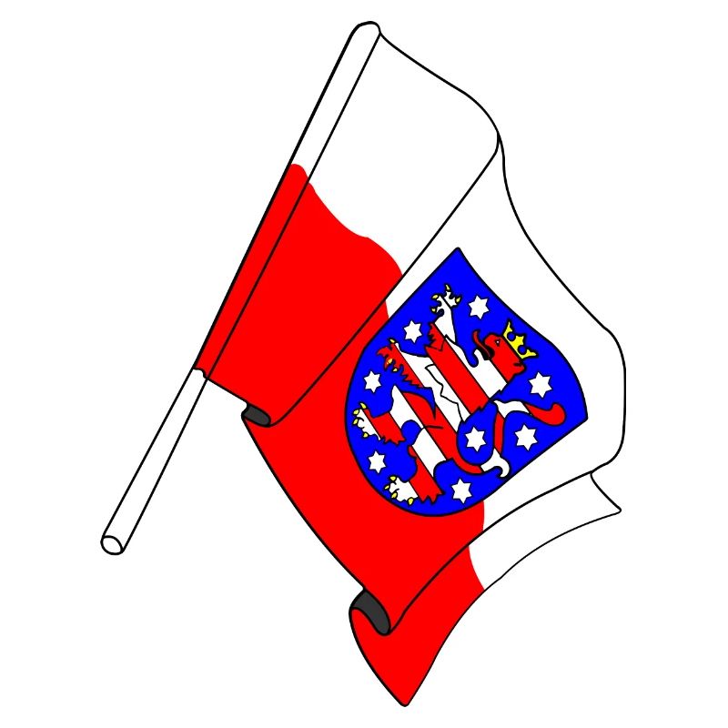 Drapeau de la Thuringe