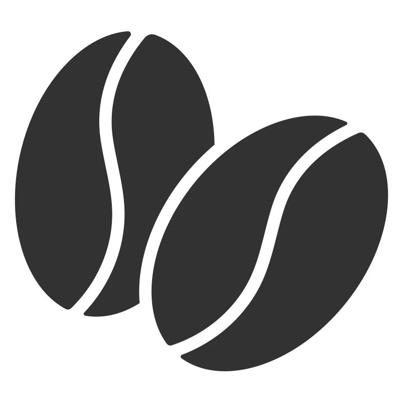Artistic Coffee Bean Pattern logo icon