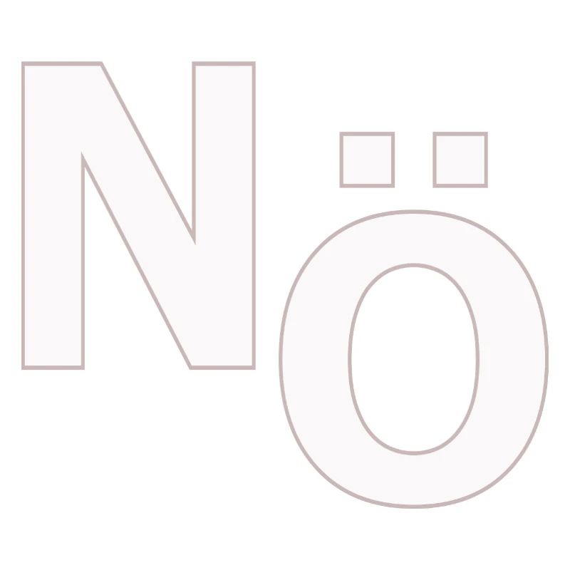 No – Minimal Typography Statement