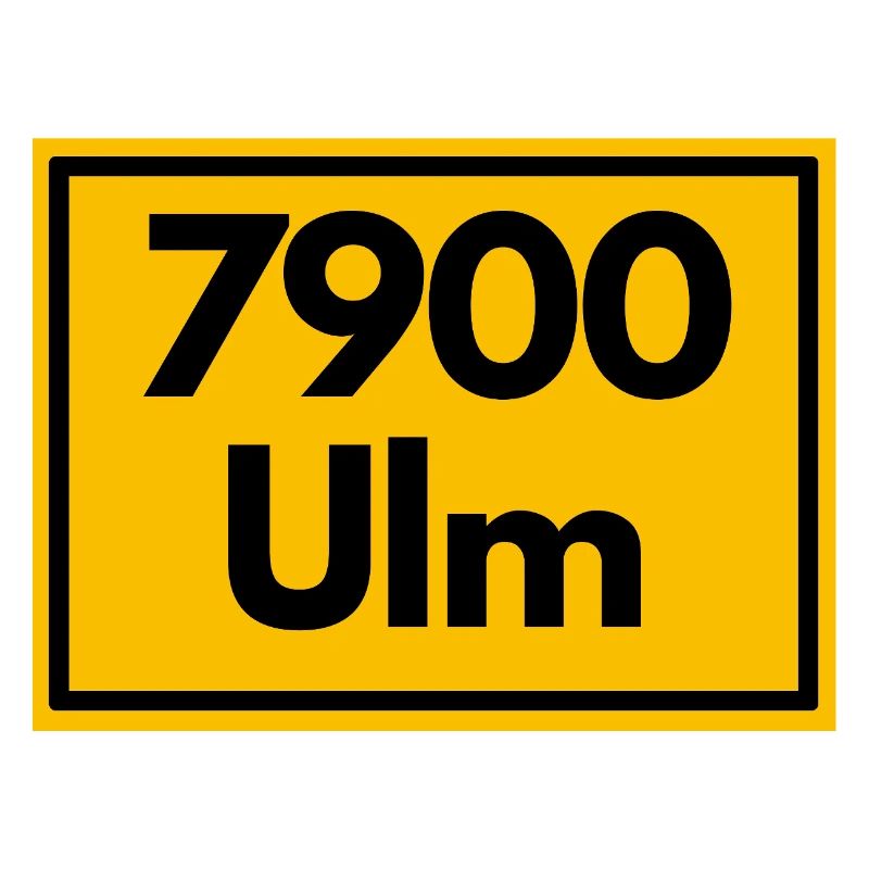 OLD POSTCODE POSTCODE RETRO 7900 ULM MÜNSTERSTADT