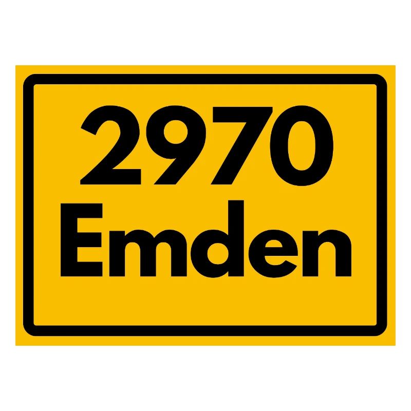 OLD POSTCODE ZIP CODE RETRO ⚓ 2970 Emden Moin moin