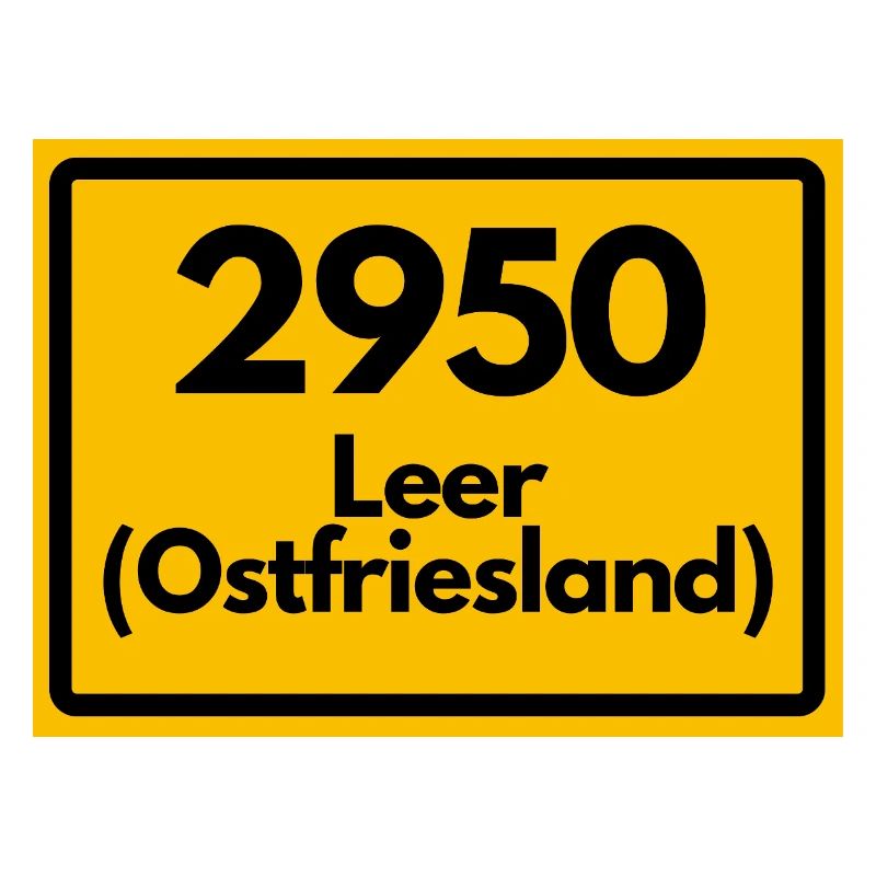 OLD POSTCODE ZIP CODE RETRO 2950 LEER EAST FRISIA