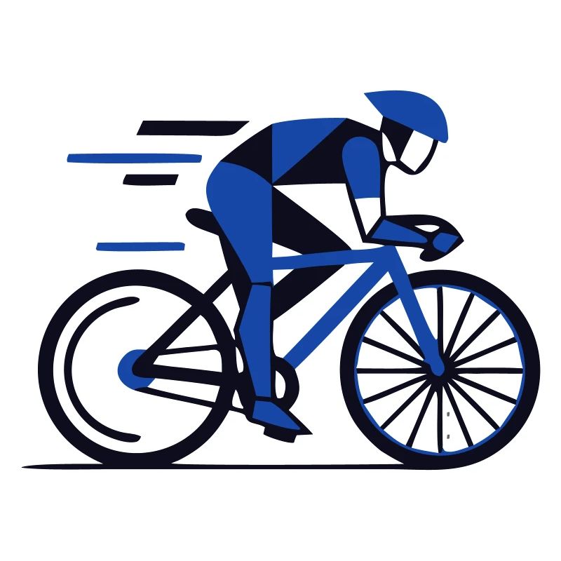 Polygone dynamique du cycliste de route